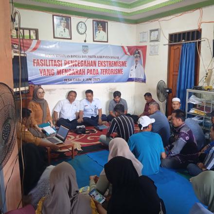 PENCEGAHAN EKSTREMISME YANG MENGARAH PADA TERORISME