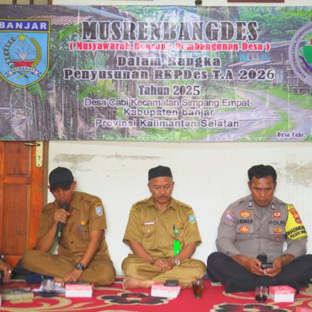 MEMPERKUAT SUARA MASYARAKAT MENUJU KEMAJUAN BERSAMA MELALUI MUSYAWARAH DESA RKPDes