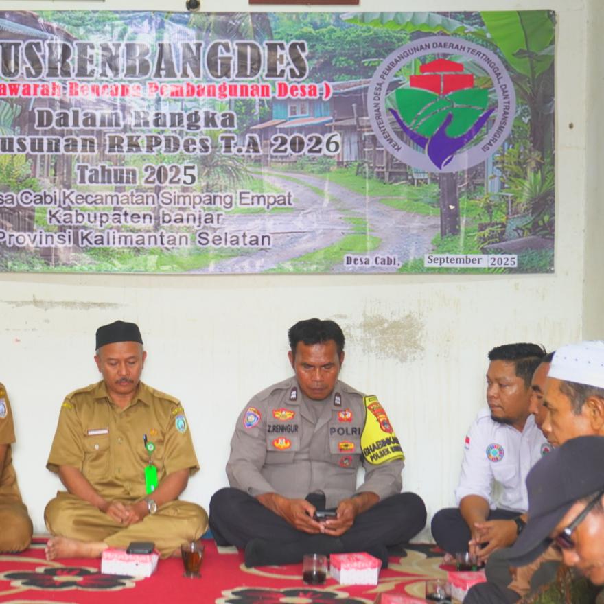 MEMPERKUAT SUARA MASYARAKAT MENUJU KEMAJUAN BERSAMA MELALUI MUSYAWARAH DESA RKPDes