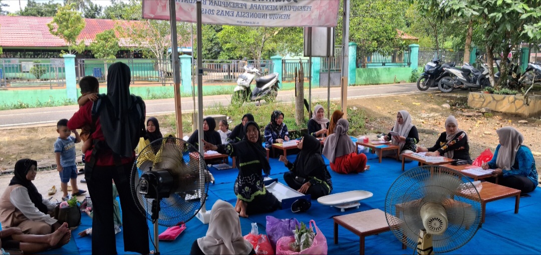 KADER POSYANDU DESA CABI GELAR PELAYANAN POSYANDU SIKLUS HIDUP PDA BULAN RAMADHAN